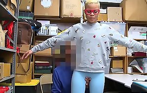 Black skinny teen punished be beneficial to stealing and got fucked