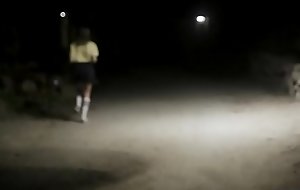 Cute skinny teen jumped on an older strangers big cock