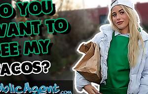 Public Agent Do you scantiness to remark my tacos XXX parody 18 year old blonde waitress