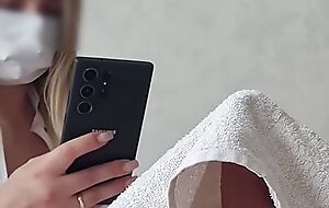 burnish apply masseuse is SHOCKED!!! burnish apply client's dick has grown