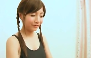TAKAHASHI Mai school swimwear with an increment of gym-ball