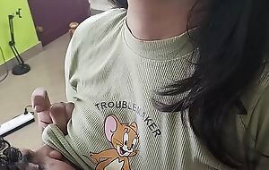 Hot ass kiss and boobs press with pussy rub in under skirt and top without bra and under wear overwrought Vaishnaby and Sharun Raj