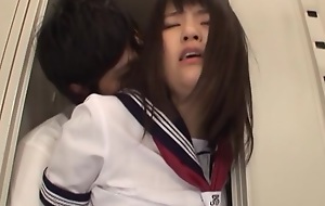 Tsuna Nakamura teen 18+ in motor coach unvarying gets tough fucking