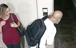 Teacher meets student behind school and seduces student