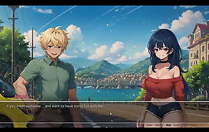 Bluring the walls [ ROMANCE Hentai Game ] Ep.3 TEASING her BOYFRIEND with VOYEURISM ideas !