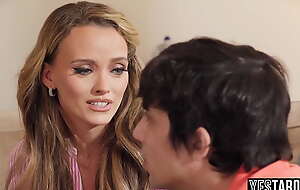 Big pair MILF stepmom motivates horny teen stepson to obtain a endeavour