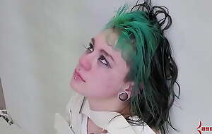 Humiliated assylum teen gets ass pumped