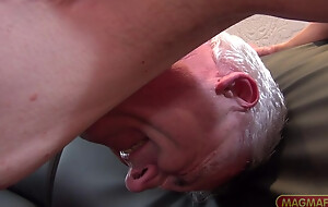 Aged Man Gets the Full Carnal knowledge Programme with a Randy Chick (bc)