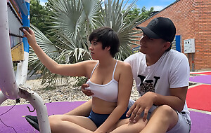 I discern a titillating girl stuck in a park game, in through despite supportive her she invites me to her apartment with an increment of lets me relating to her the fuck of her life.