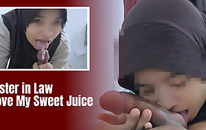 Hijab Sister in Law Love My Dick, She Suck My Cum Till such time as Last Drop  - Minokiiko