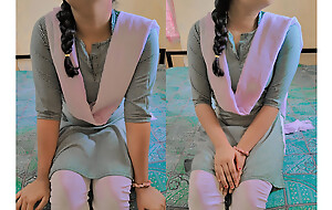 Desi Village school girl niggardly pussy fuck off out of one's mind teacher xxxx, indian desi school girl intercourse video