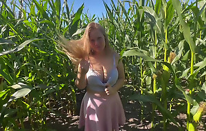 Unallowed Anal Adventure in a Cornfield - Additionally Sweet in the air Stay Good!