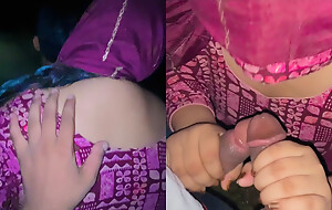 My brother-in-law took me to the forest at night and started fucking me anent two cocks ShrutiLiveCum