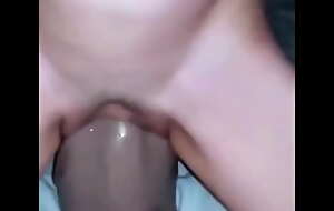 Teen 18  Cruelly tears her little pussy