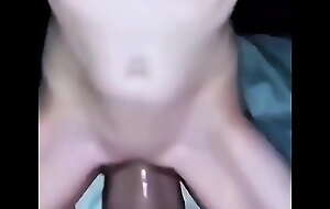 Teen 18  Cruelly tears the brush little pussy