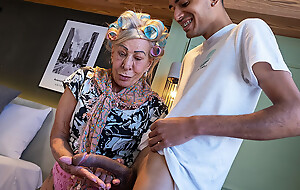 Tattood 79 Year Elderly Granny Is Totaly Shocked