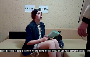 Tie the knot came to compensate her cut corners loan with a pussy