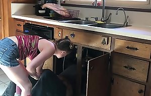 Lucky plumber drilled by legal age teenager - erin electra (clip)