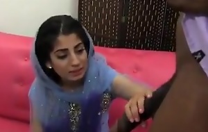 Paki-Indian muslim Girl drilled with 10 inches black load of shit