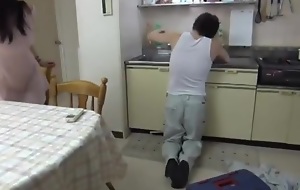Japanese housemaid fucked a plumber