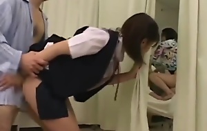 School girl japan in medical centre