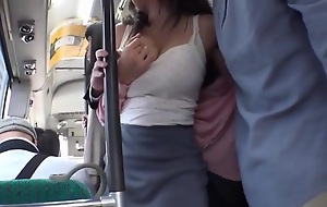 Asian Babe Gets Fucked On The Bus
