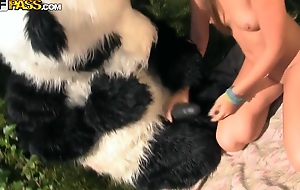 Wild and most assuredly dirty sex to award a cad panda