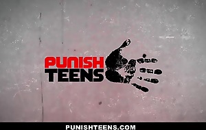 PunishTeens - Submissive Teen Slut Acquires Punished