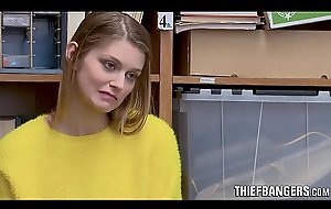 Busty Tow-haired Russian Teen Thief Nadya Nabakova Drilled By Corrupt Store Functionary