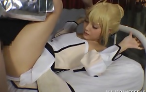 Japanese AV model is a blonde bombshell ready for a fucking