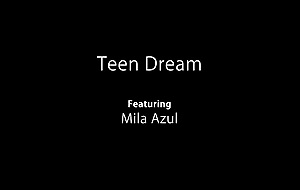 Very Well done Teen Mila Azul Plays Alongside Dream Body and Boobs
