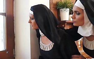 Catholic nuns and the monster! nutty monster and pussies!