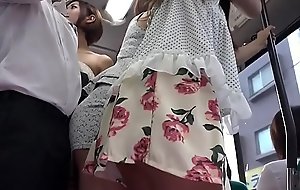 Asian Hotties Fuck on The Bus