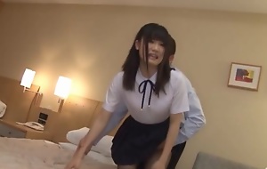 Ai Eikura making out in motor coach uniform!