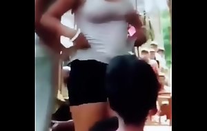 Indian girl naked dance insusceptible to stage