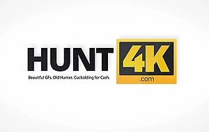 Hunt4K. Cuckold watches though his girlfriend fucks for money in park