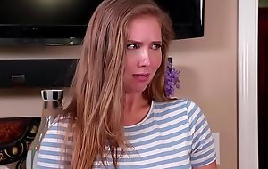 Stepdaughter teen tasted a busty MILF stepmoms sloppy pussy