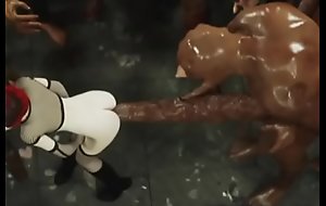 3D Emo Teen Destroyed overwrought Giant Ogres!