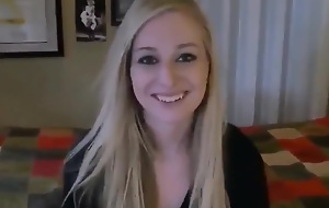 Delightful blonde legal age teenager lured procure having sex on camera