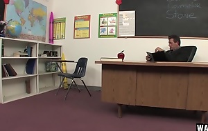 Sexy Pupil Seduces Teacher Makes Grade