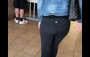 Hot tanned legal age teenager leggings