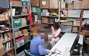 Latina fucked apart from functionary for stealing