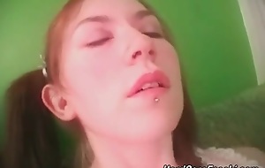Redhead slut enjoys pussy licking