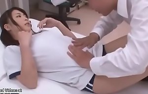 Japanese good-looking order of the day chick massage turns in sex