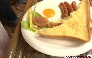 Shino Nakumara be compelled mind how she eats that sausage