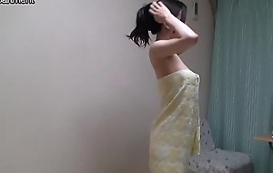 Shower time for japanese busty teen