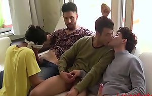 Blindfolded together with Fucked Teen Latino