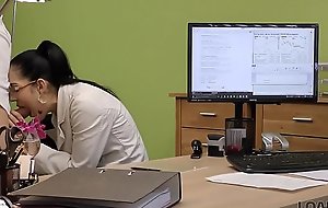 LOAN4K. Teen office worker gets new experience having coitus for top-hole