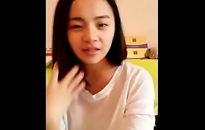 Juvenile Asian teen akin to her smooth body