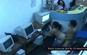 Legal age teenager Couple Fucking Not far from Cyber Cafe